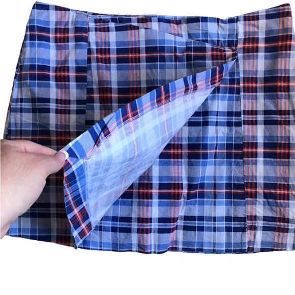 Caribbean Joe & Company Plaid Skirt/Skort Sz 14 - Picture 2 of 6